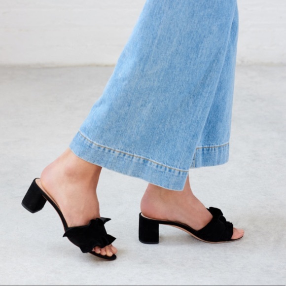Loeffler Randall Shoes - Loeffler Randall Vera Ruffle Block Heel Slide Sandals